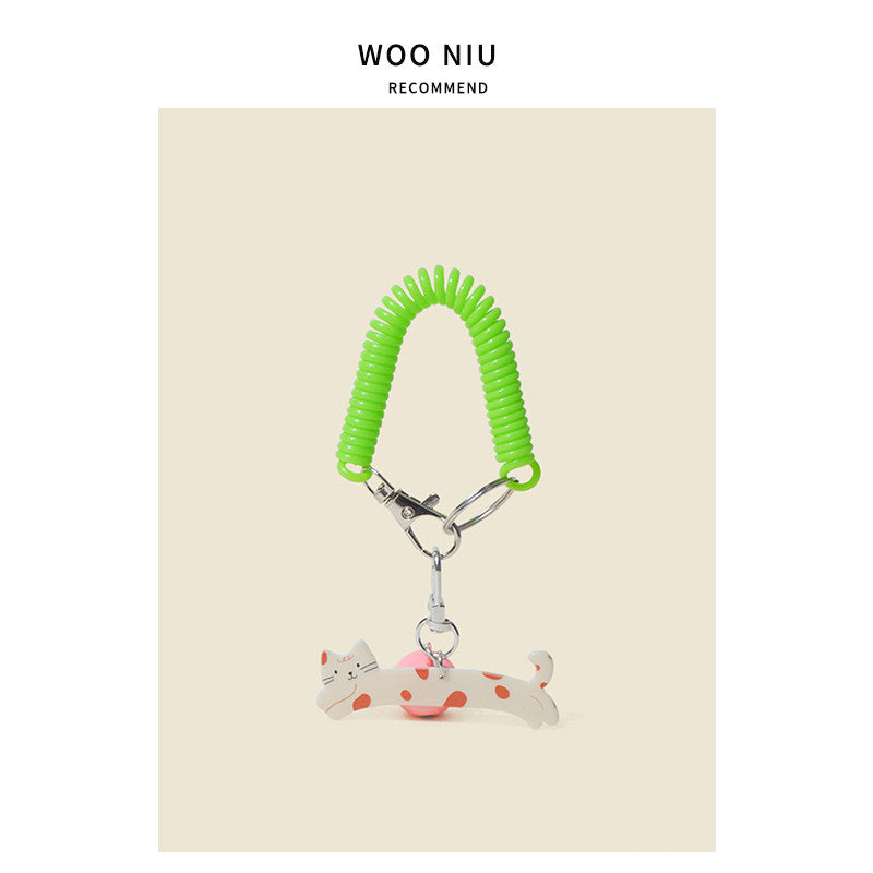 WOONIU Creative Acrylic Puppy Bag Charm - soft keychain accessory