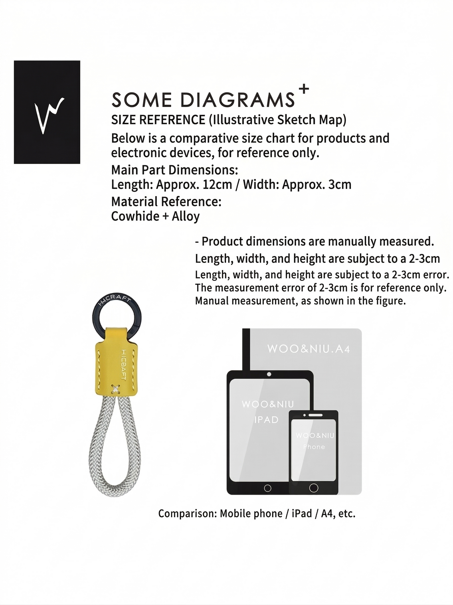 WOONIU Leather Keychain Lanyard - wooniu Leather Charm - cute bag charm plush keychain for backpack and purse