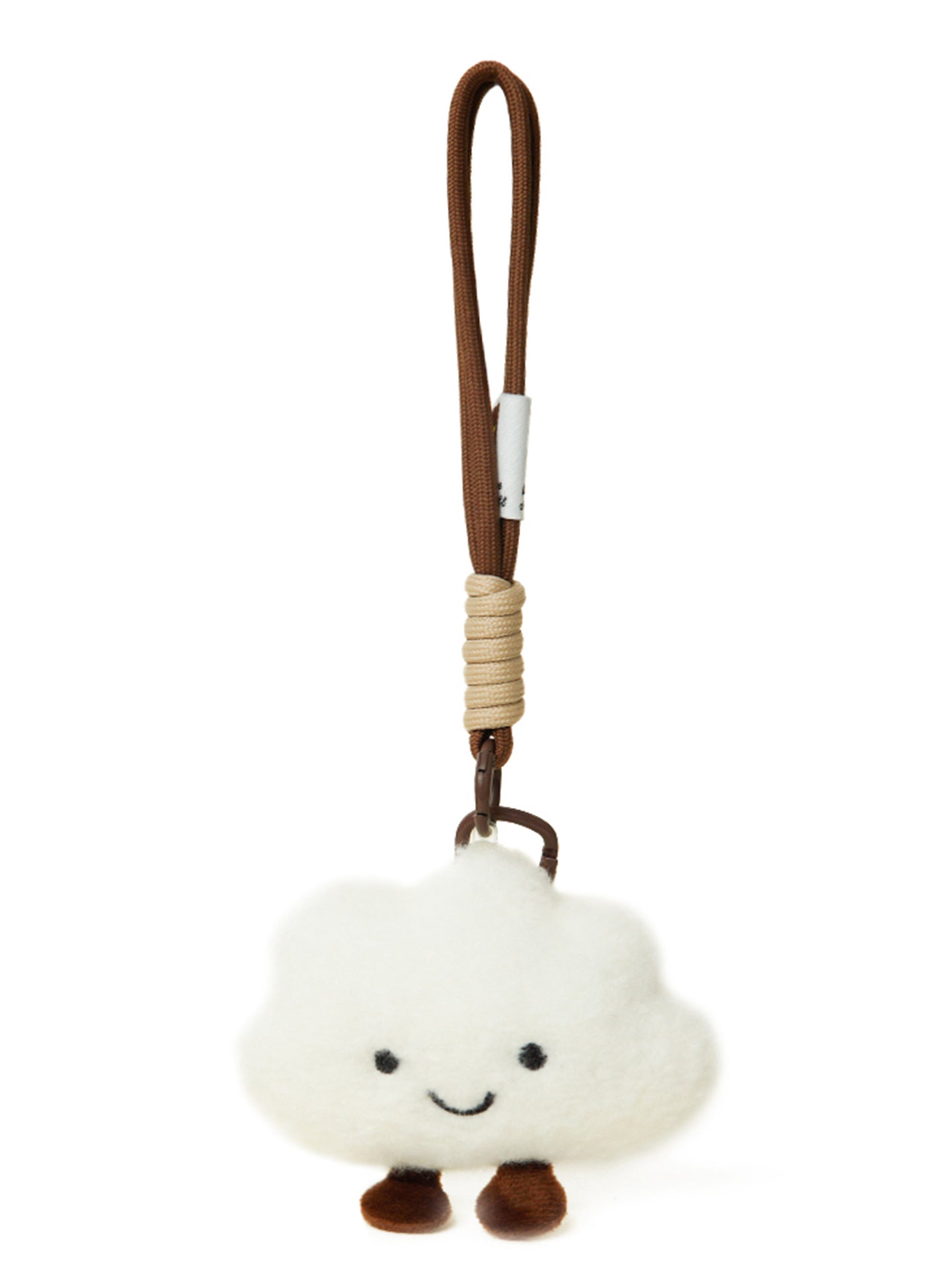 WOONIU Ultra Fluffy Little Cloud Charm - wooniu Plush Charm - cute bag charm plush keychain for backpack and purse