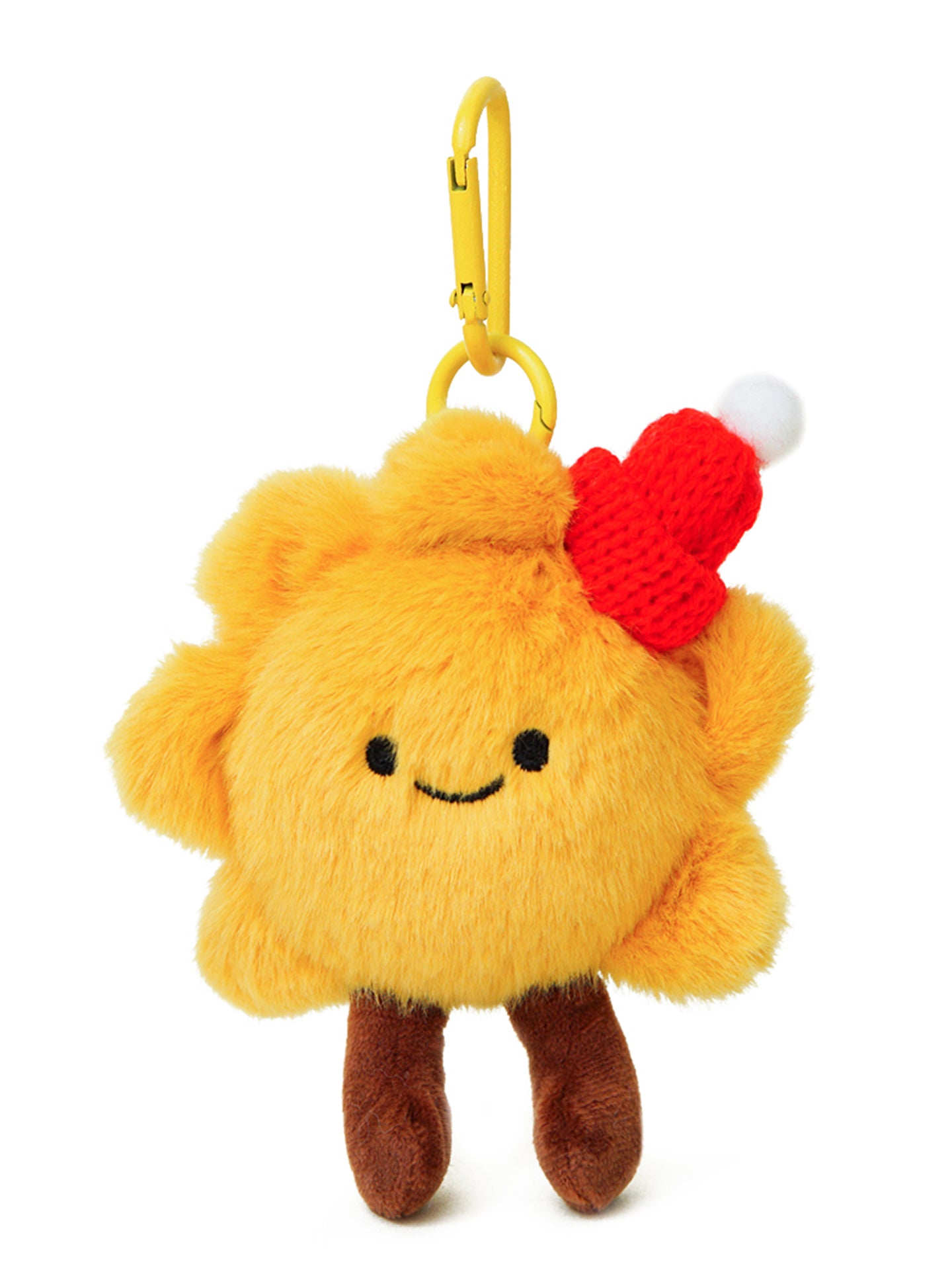 WOONIU Kawaii Plush Sunflower Charm - wooniu Plush Charm - cute bag charm plush keychain for backpack and purse