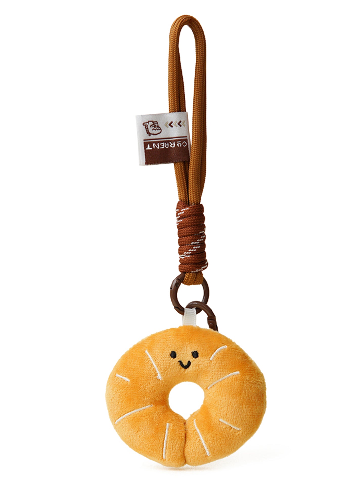 WOONIU Kawaii Plush Donut Charm - wooniu Plush Charm - cute bag charm plush keychain for backpack and purse
