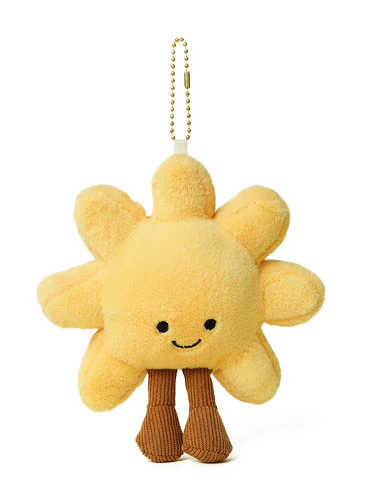 WOONIU Kawaii Plush Little Sun Charm - wooniu Plush Charm - cute bag charm plush keychain for backpack