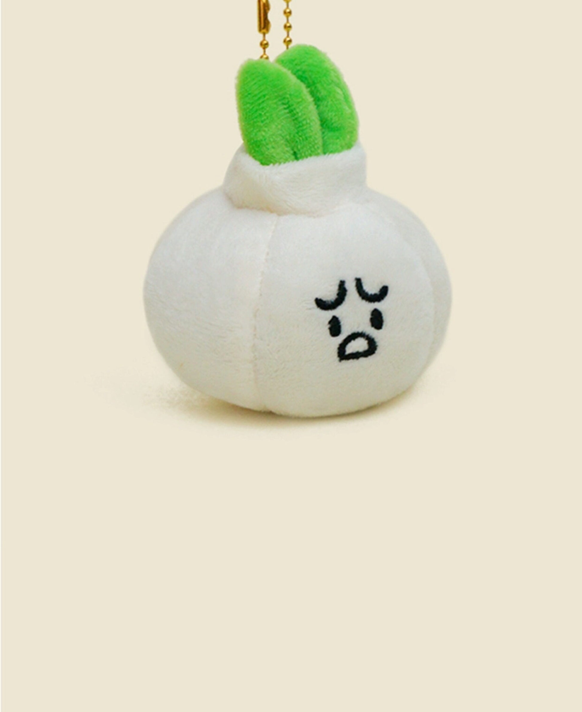WOONIU Funny And Creative Garlic Head Plush Pendant Cute Doll Keychain For Women Exquisite Couple Pendant - giftable hanging charm