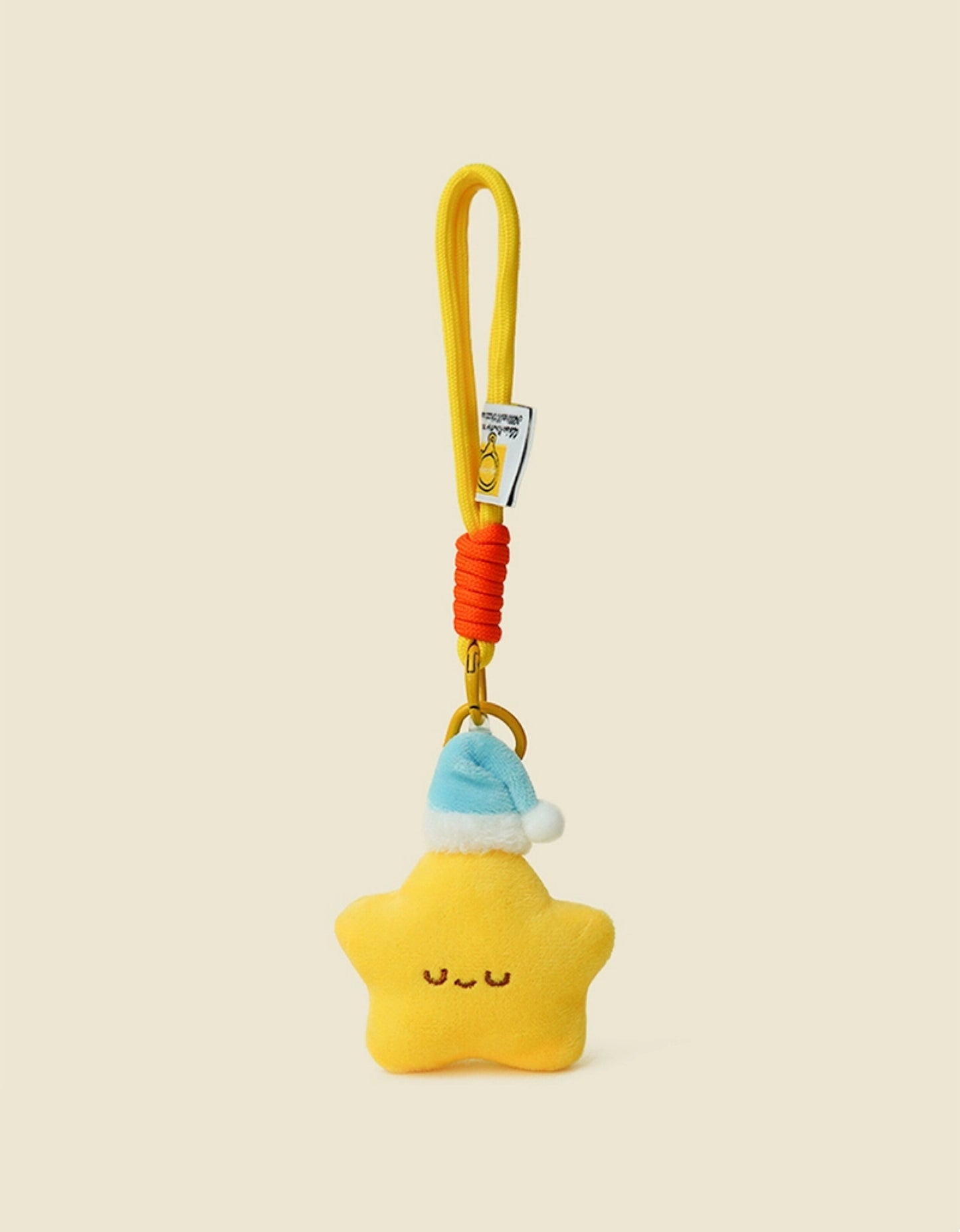 WOONIU Cute Star Plush Toy Pendant, Small Stuffed Car Keychain, Backpack Pendant, Couple's Backpack Decoration - whimsical bag accessory