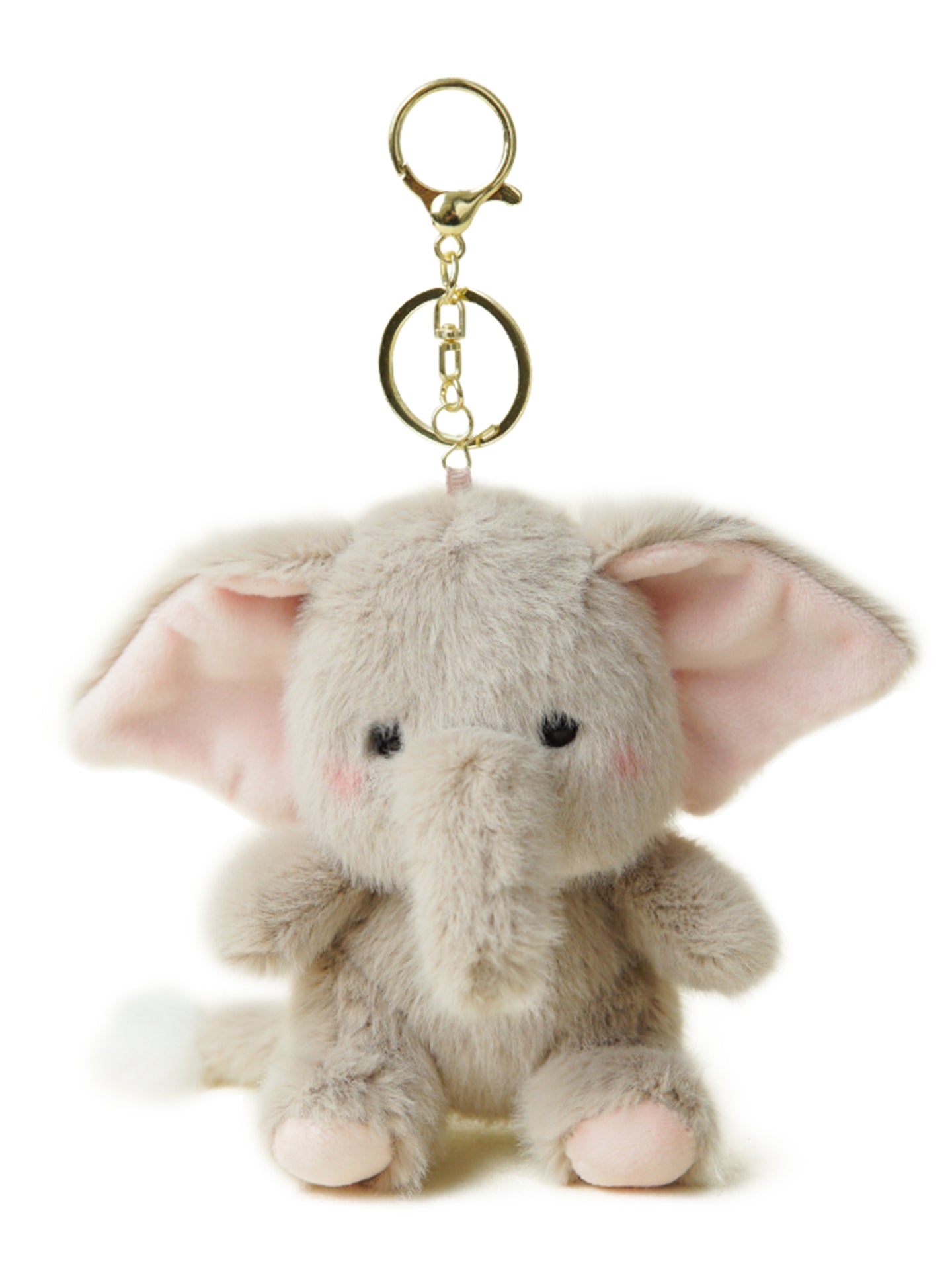 WOONIU Scented Little Elephant Plush - wooniu Plush Charm - cute bag charm plush keychain for backpack and purse