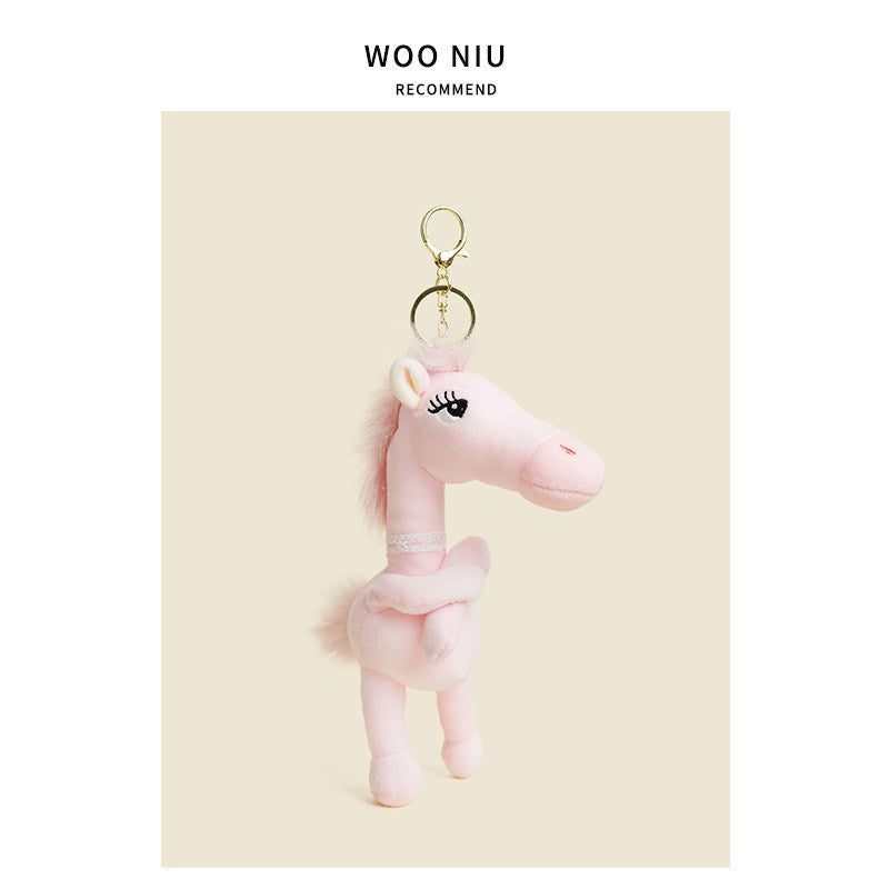 Sassy Abstract Horse Plush Charm - giftable hanging charm