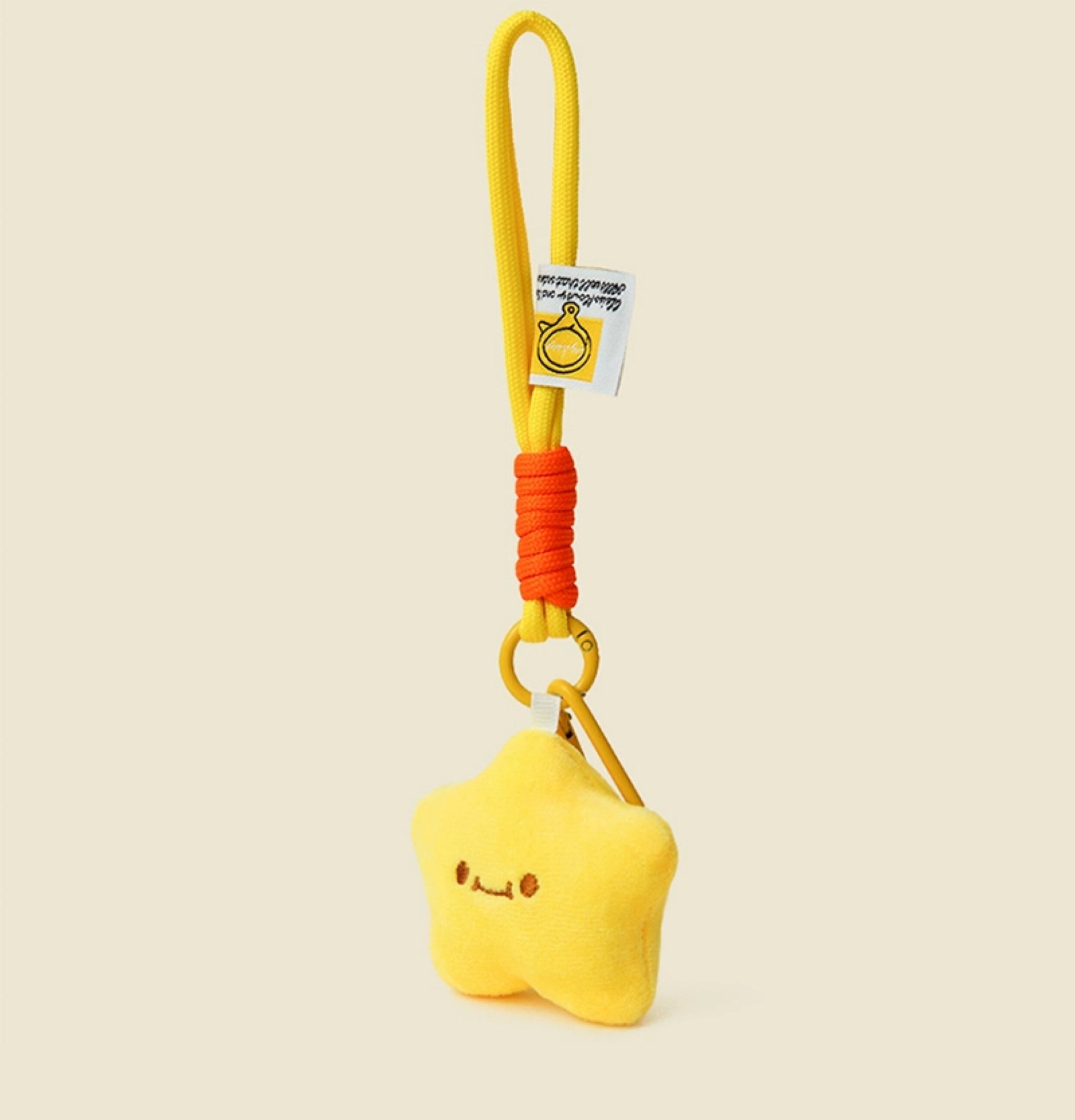 WOONIU Cute Star Plush Toy Pendant, Small Stuffed Car Keychain, Backpack Pendant, Couple's Backpack Decoration - soft keychain accessory