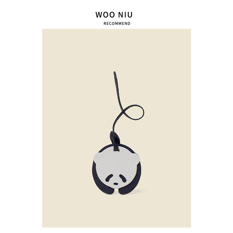 WOONIU Original Panda Bag Charm - wooniu Plush Charm - cute bag charm plush keychain for backpack and purse