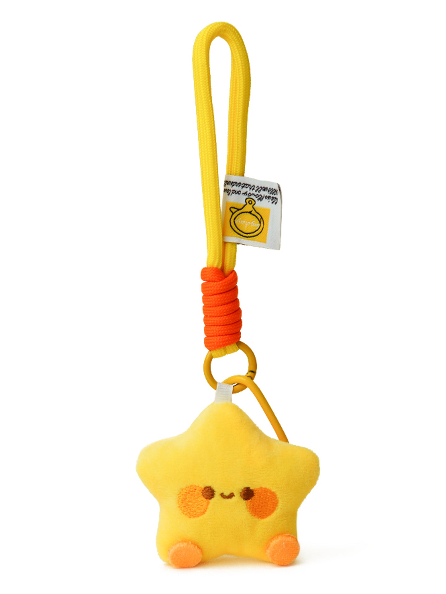 WOONIU Cute Star Plush Toy Pendant, Small Stuffed Car Keychain, Backpack Pendant, Couple's Backpack Decoration - cute plush bag charm