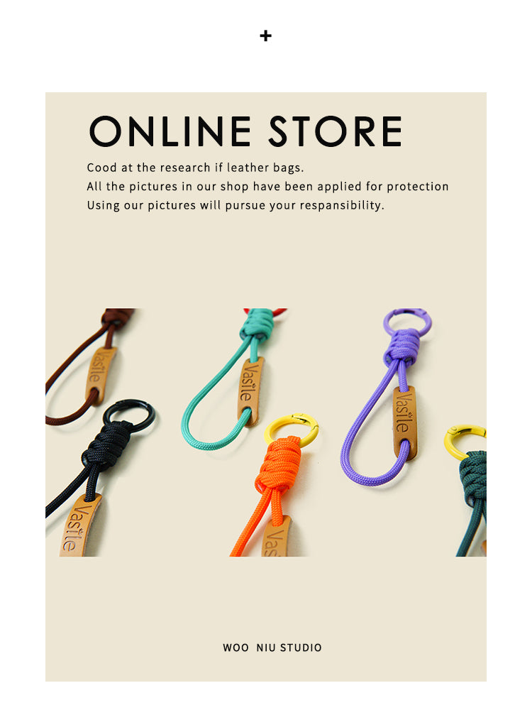 WOONIU Leather Pacifier Charm Strap - wooniu Leather Charm - cute bag charm plush keychain for backpack and purse