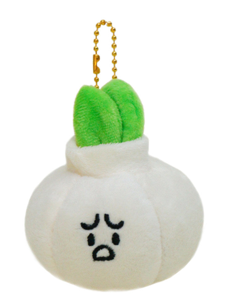 WOONIU Funny And Creative Garlic Head Plush Pendant Cute Doll Keychain For Women Exquisite Couple Pendant - cute plush bag charm