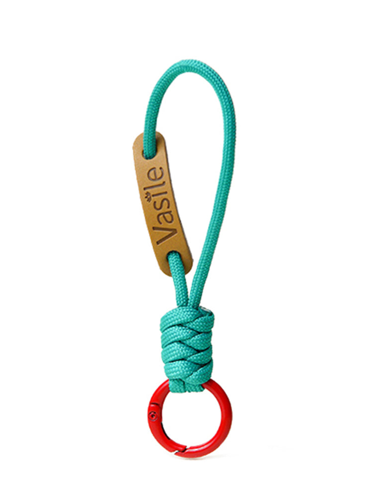 WOONIU Leather Pacifier Charm Strap - wooniu Leather Charm - cute bag charm plush keychain for backpack and purse