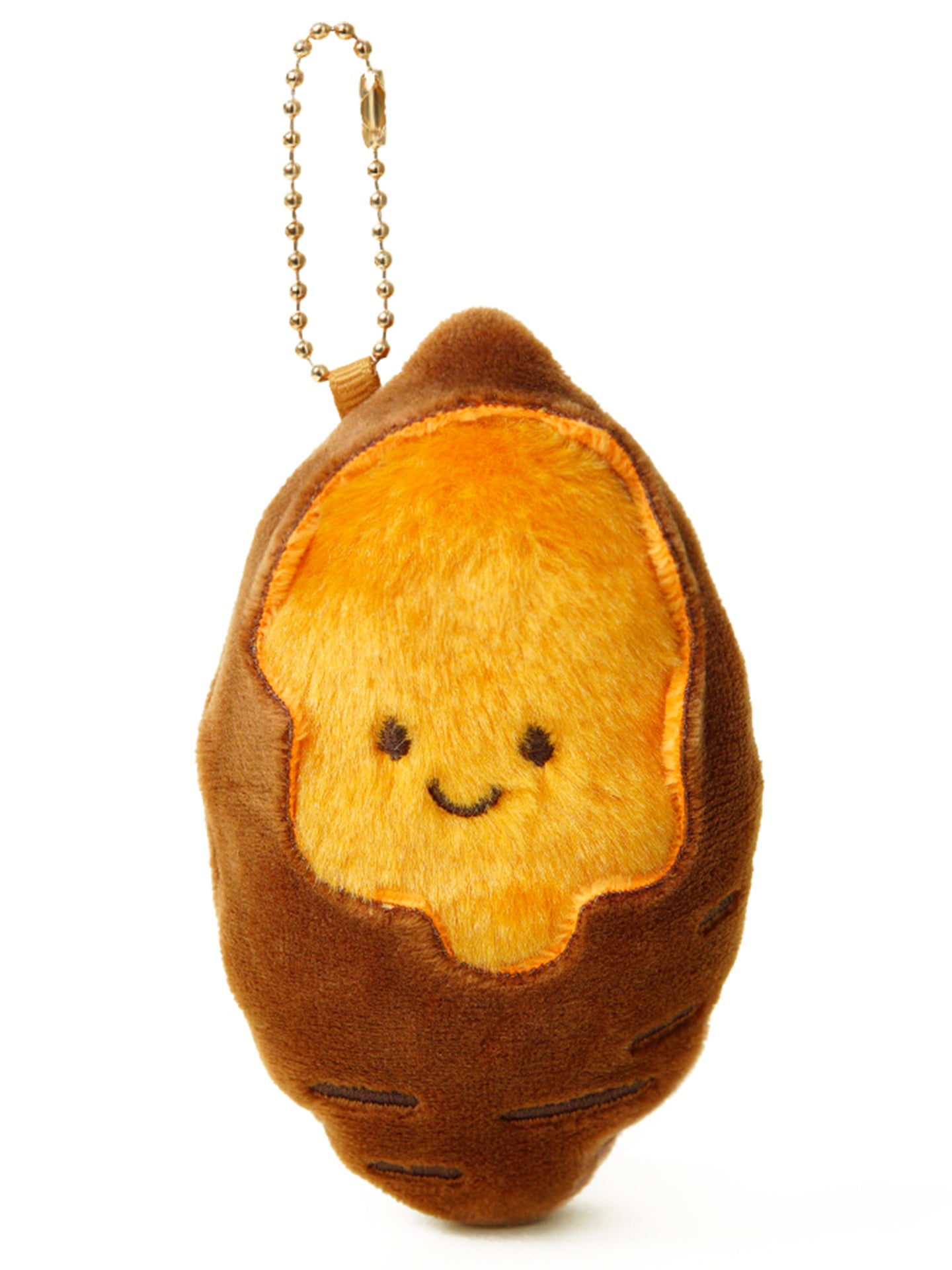 WOONIU Plush Winter Cartoon Sweet Potato Keychain Creative Cute Keyring For Women Exquisite Charm - cute plush bag charm