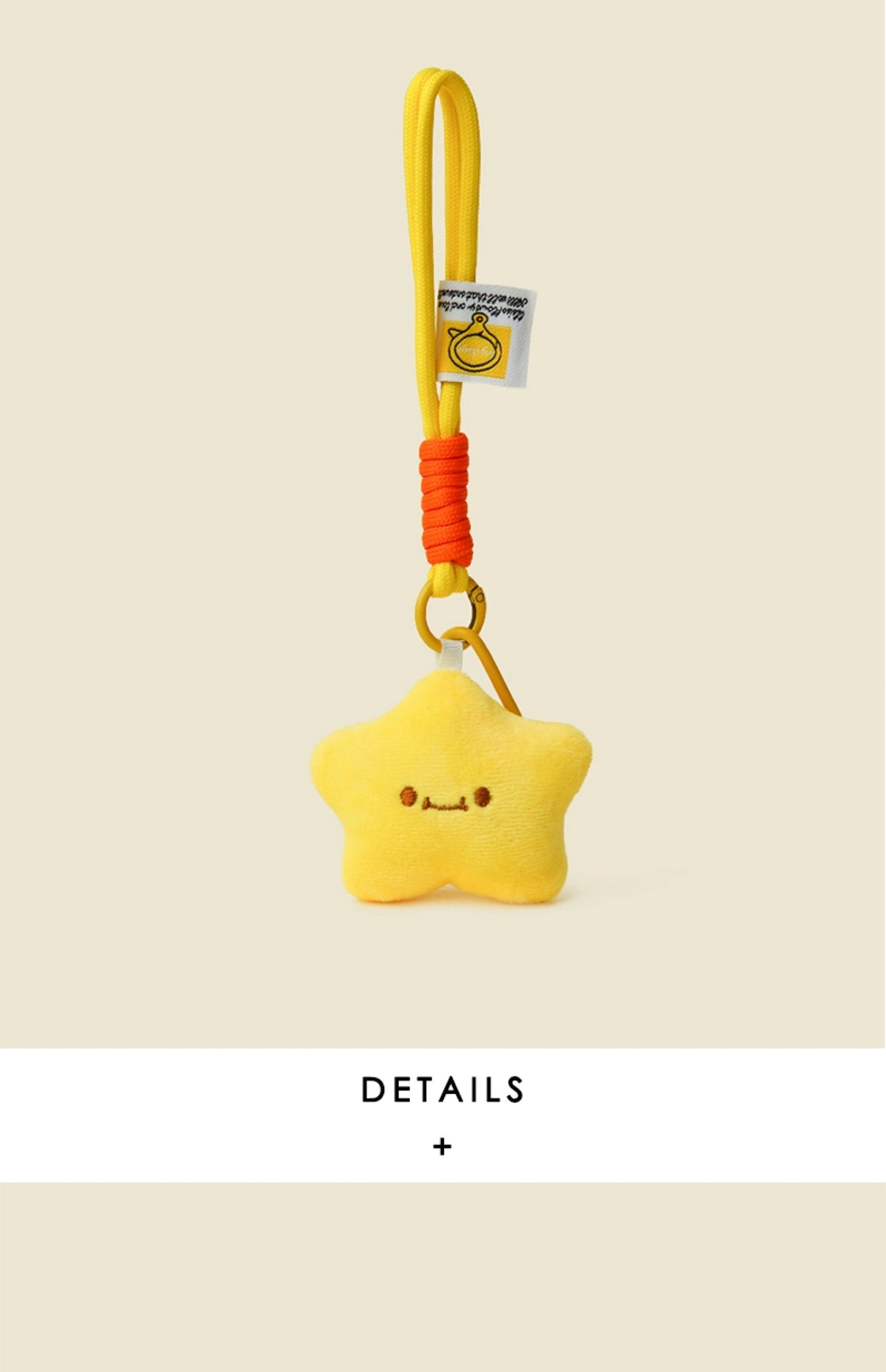 WOONIU Cute Star Plush Toy Pendant, Small Stuffed Car Keychain, Backpack Pendant, Couple's Backpack Decoration - cute plush bag charm
