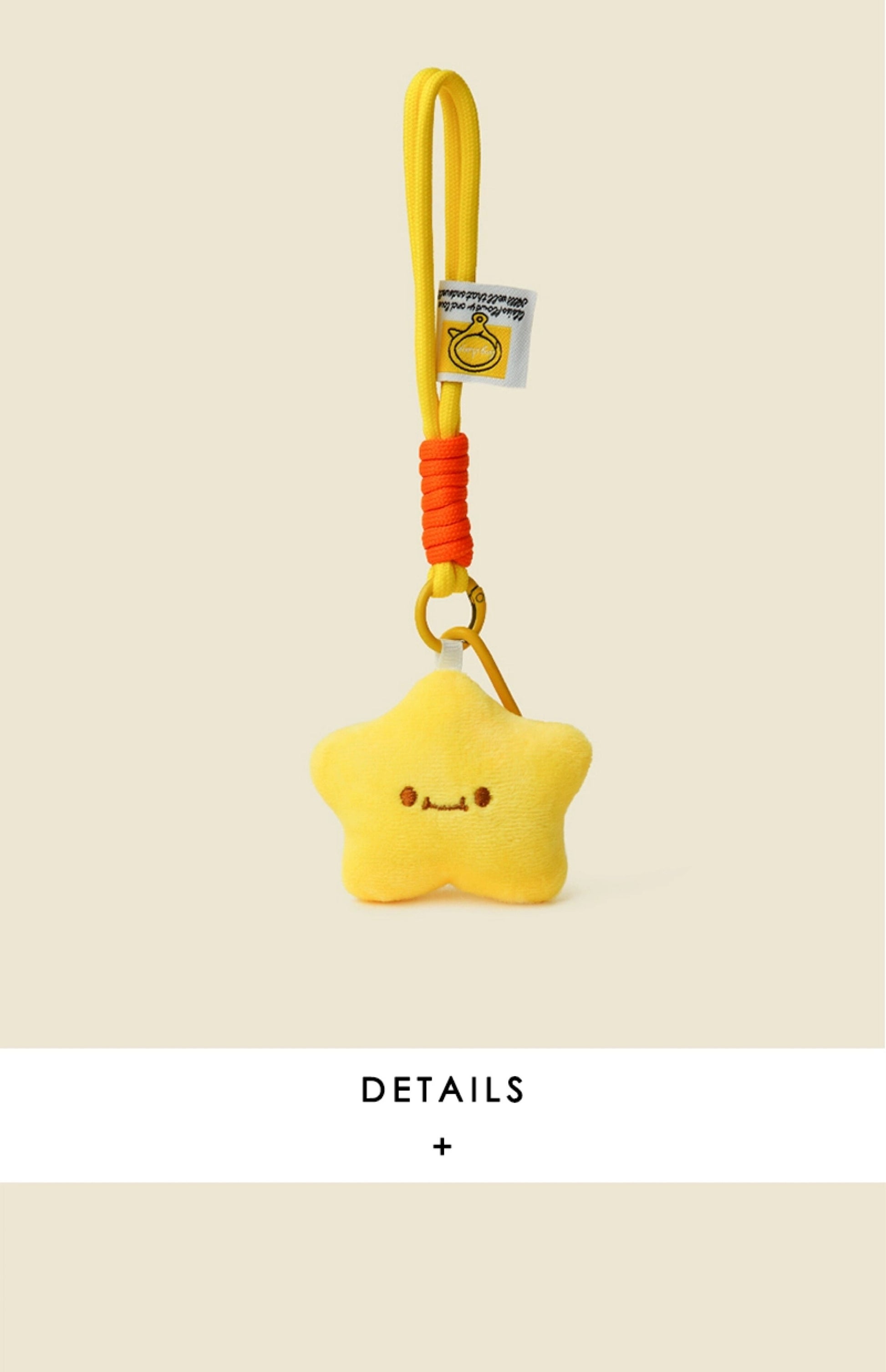 WOONIU Cute Star Plush Toy Pendant, Small Stuffed Car Keychain, Backpack Pendant, Couple's Backpack Decoration - cute plush bag charm