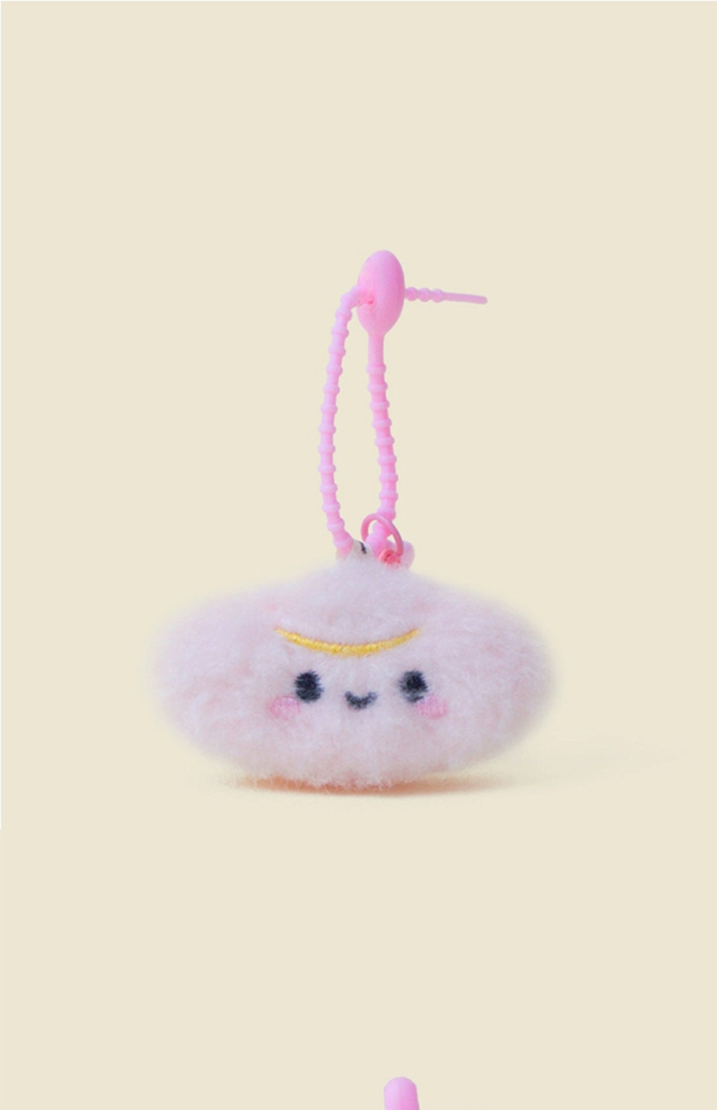 WOONIU Wealth From All Directions Plush Coin Pendant Bag Ornament Cute Bell Fortune Keychain Backpack Decoration - giftable hanging charm